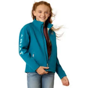 ARIAT GIRLS TEAM SOFTSHELL OCEAN DEPTHS JACKET