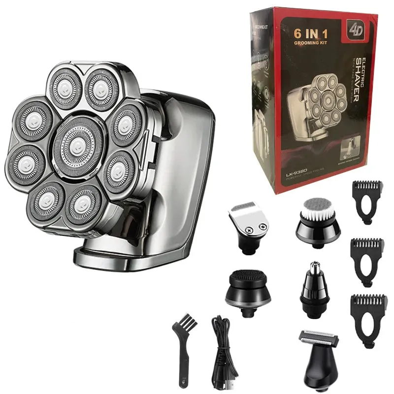 FlexiGear™ 9 In 1 Rechargeable Men's Grooming Kit