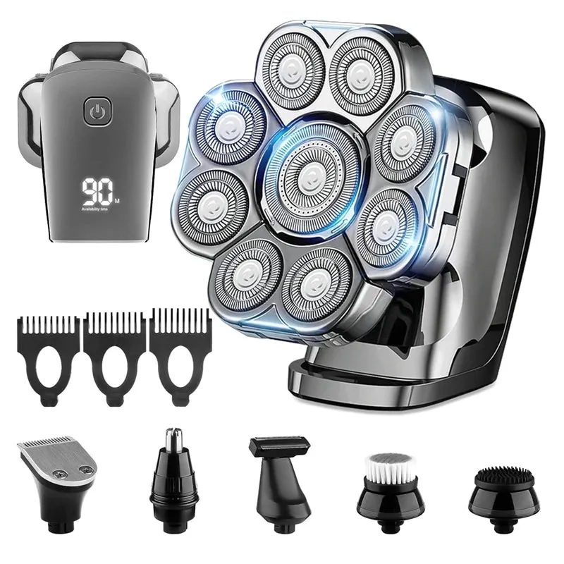 FlexiGear™ 9 In 1 Rechargeable Men's Grooming Kit