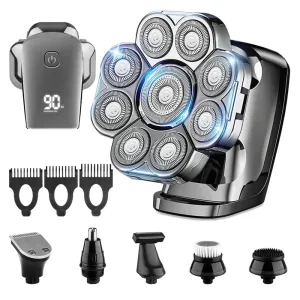 FlexiGear™ 9 In 1 Rechargeable Men's Grooming Kit