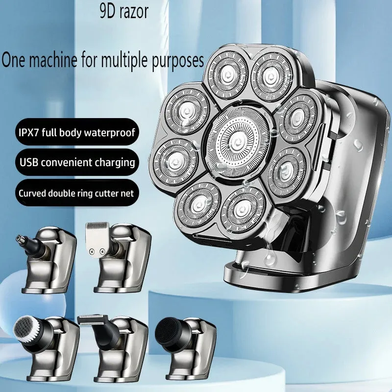 FlexiGear™ 9 In 1 Rechargeable Men's Grooming Kit