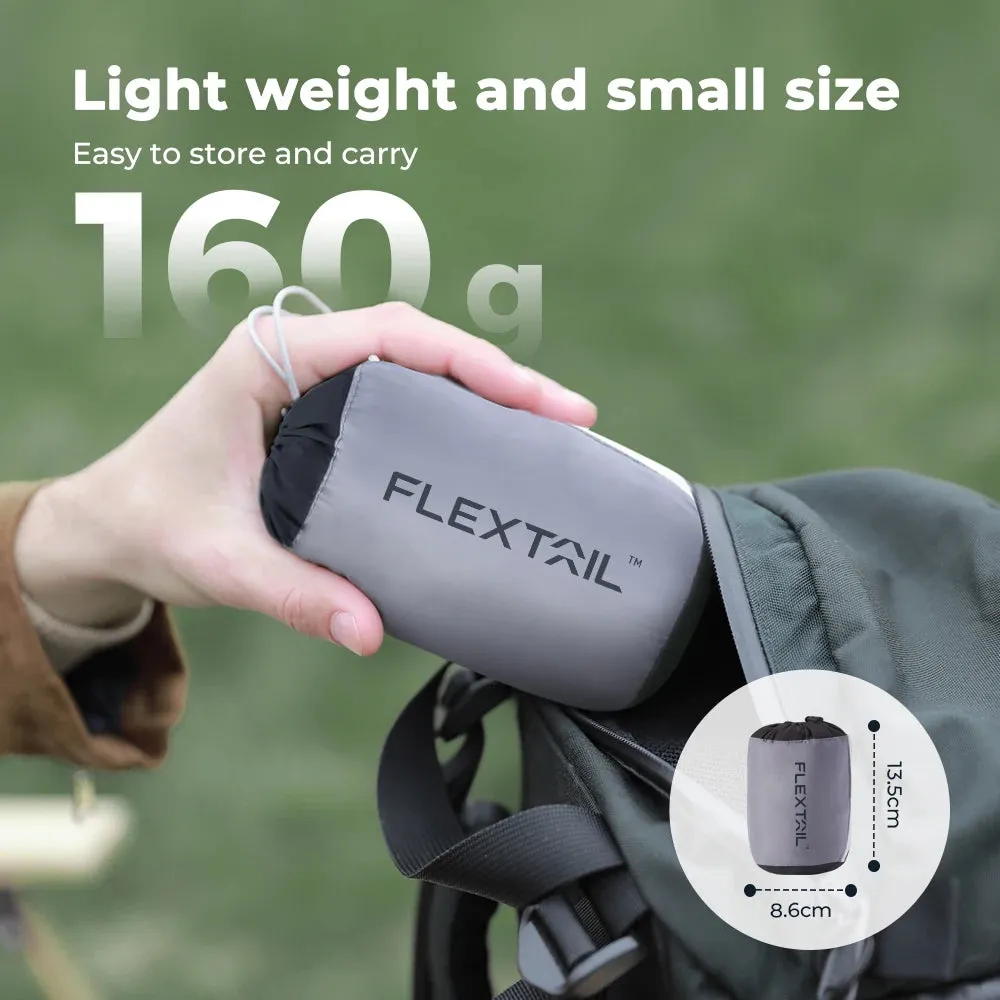 FLEXTAIL ZERO PILLOW SE - Inflatable Camping Pillow, Ergonomic Pillow for Travel and Home, Lightweight and Washable