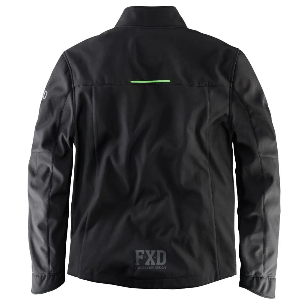 FXD WO-3 SOFT SHELL WORK JACKET - BLACK