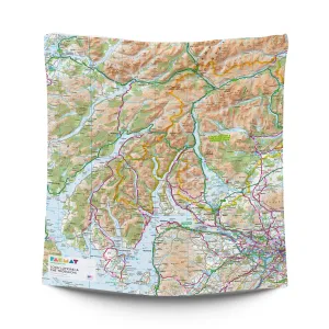 OS Glasgow, Loch Lomond & Trossachs Family PACMAT Picnic Blanket