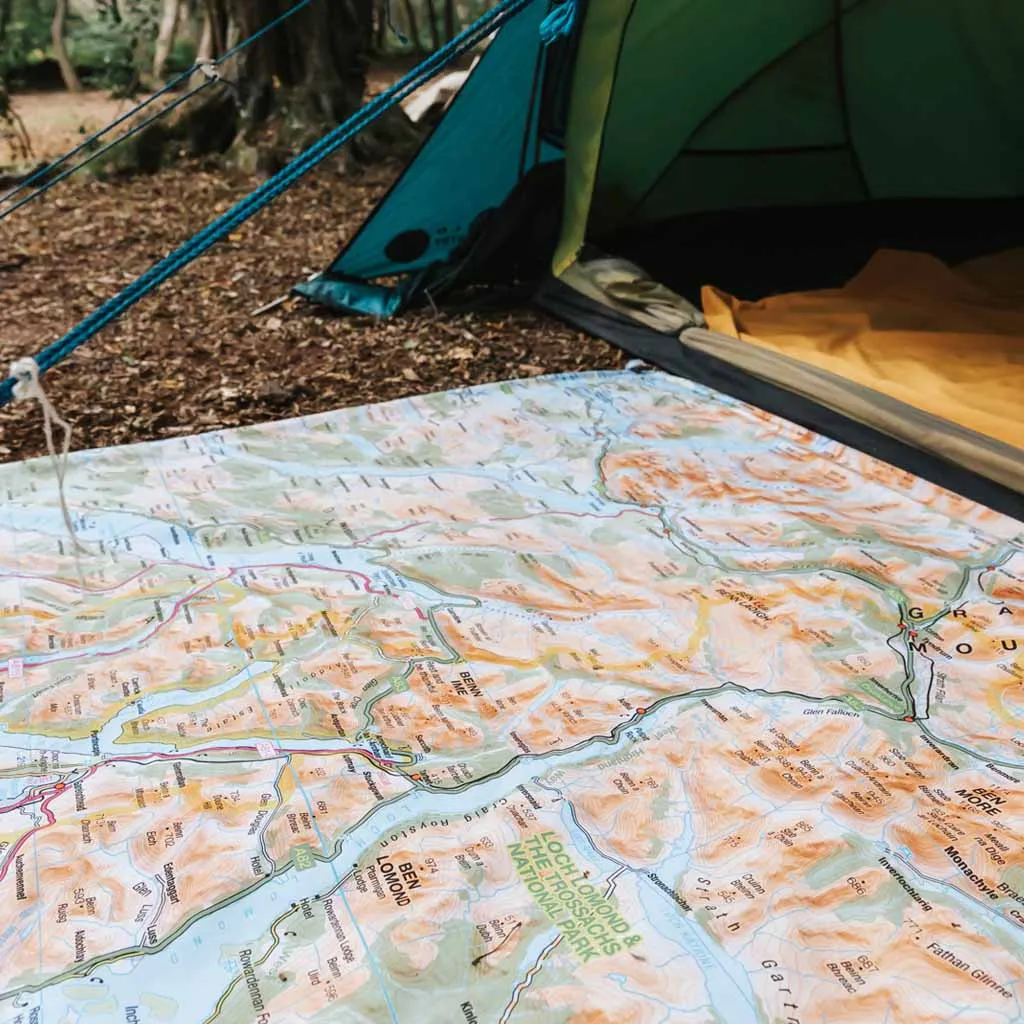 OS Glasgow, Loch Lomond & Trossachs Family PACMAT Picnic Blanket