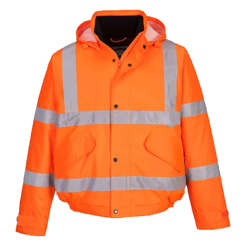 Portwest Hi-Vis Bomber Jacket Weatherproof Reflective Work Safety S463