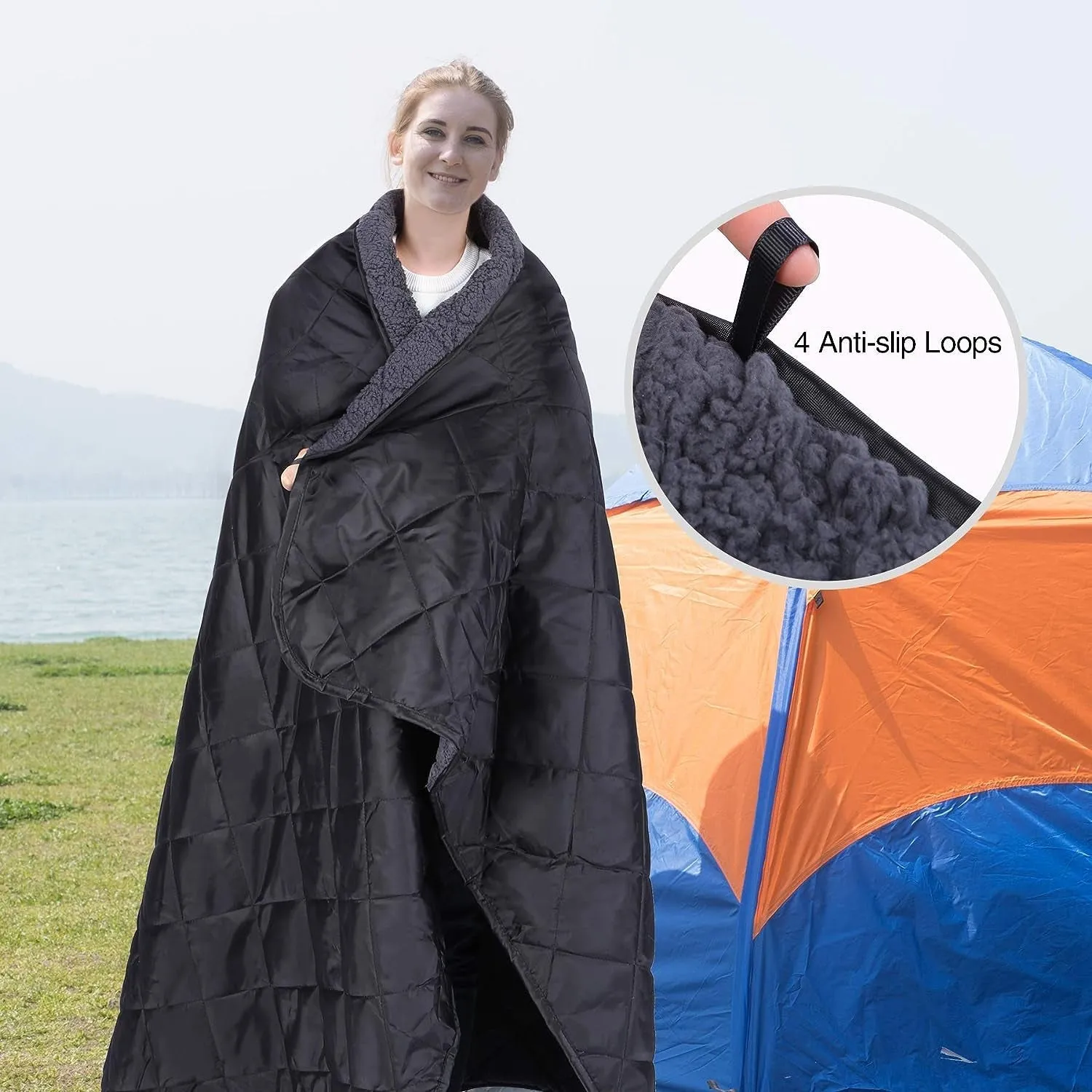REDCAMP Large Camping Blanket: Comfort Meets Durability