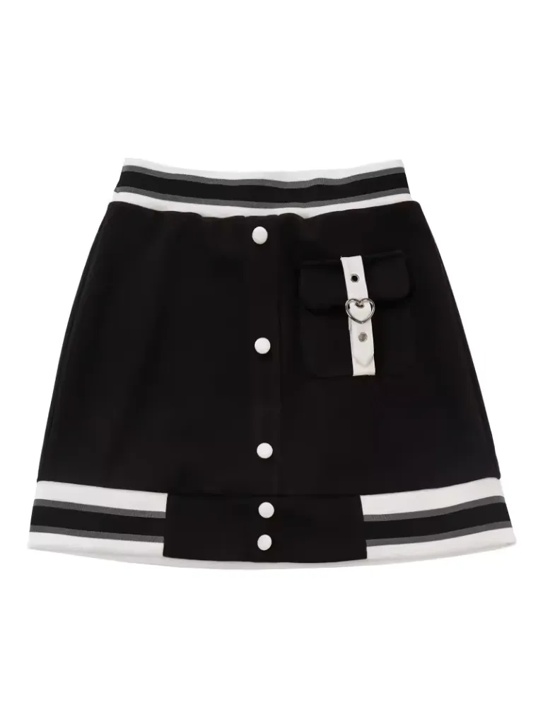 Starley Sea La Color Eradry Baseball Jacket Skirt Suit