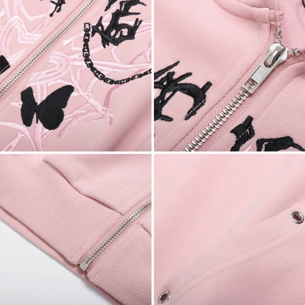 Sweet Punk Style All-match Hoodie Jacket