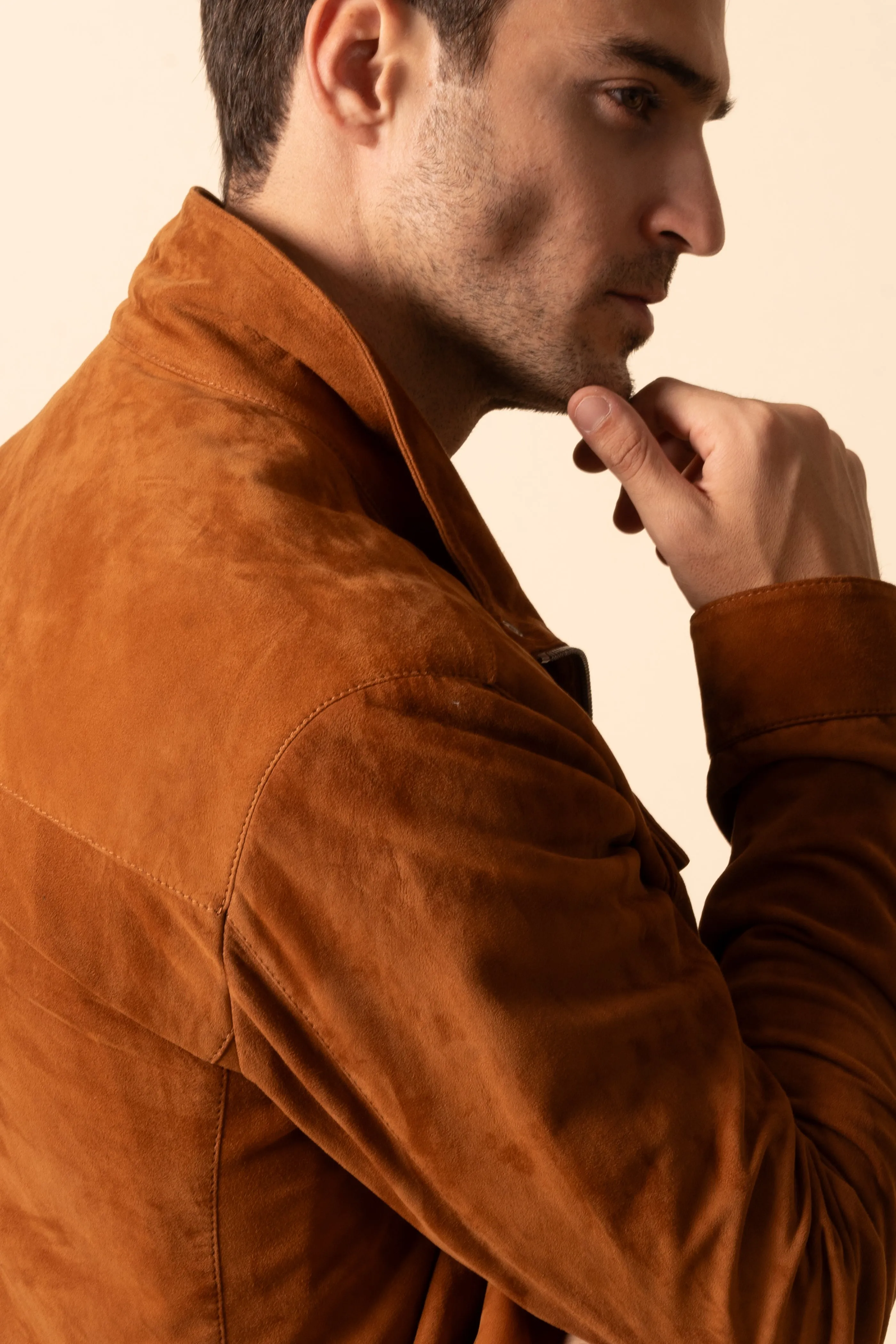 TerraCrest Suede Leather Jacket