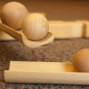 Weather Treated Wood Balls